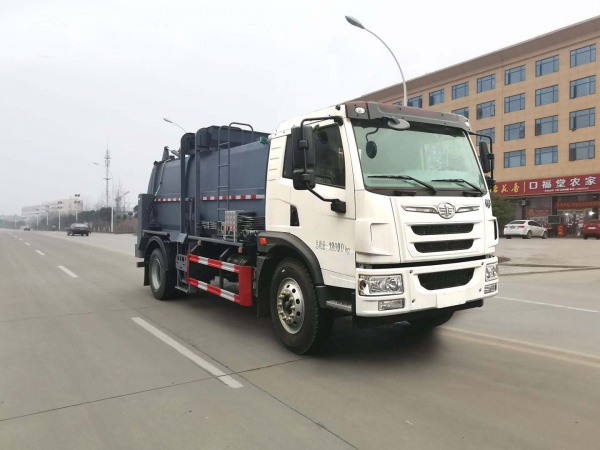 一汽解放龍V餐廚垃圾車