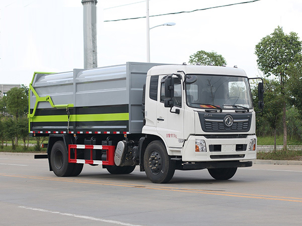 東風天錦對接垃圾車