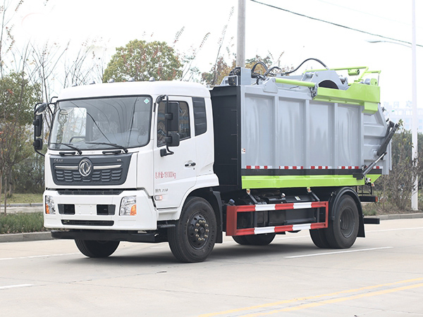 東風(fēng)天錦14方國(guó)六無泄漏壓縮式垃圾車